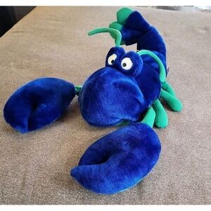 VTG Lobster‎ Plush Classic Toys Co Stuffed Animal 16" Sea Life Core Blue Green